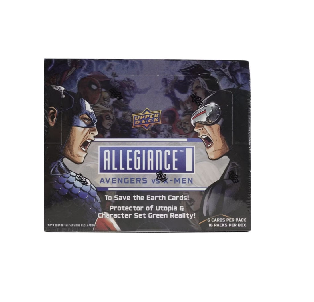 2023 Upper Deck Marvel Allegiance: Avengers VS X-Men Hobby Box
